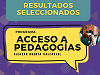 Resultados del Proceso de Postulación al Programa de Acceso a las Pedagogías de la UACh